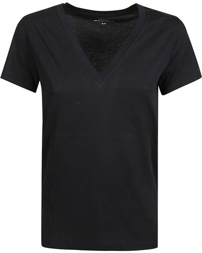 Vince V-Neck T-Shirt - Black