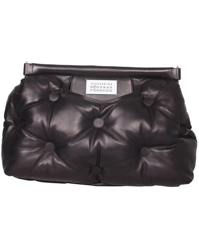 Maison Margiela Medium Glam Slam Leather Bag - Black
