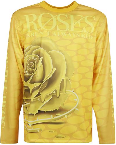 Burberry Roses Sweater - Yellow