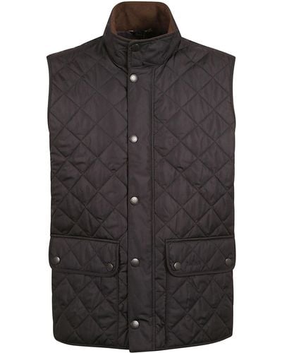 Barbour Quilted Buttoned Gilet - Black
