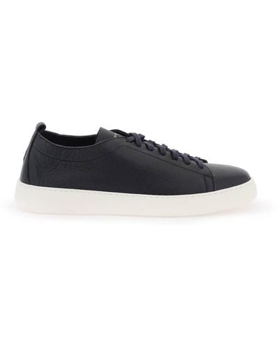 Henderson Leather Trainers - Black