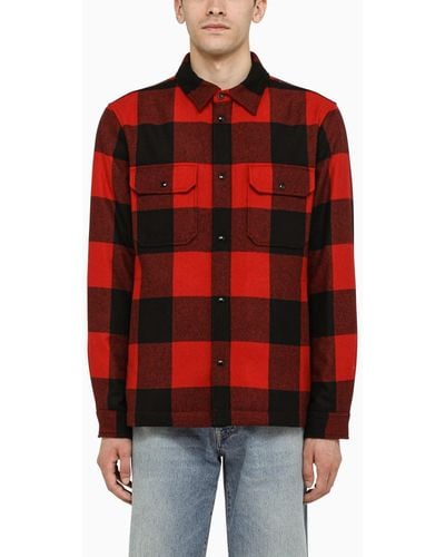 Woolrich Alaskan Check Shirt Jacket - Red