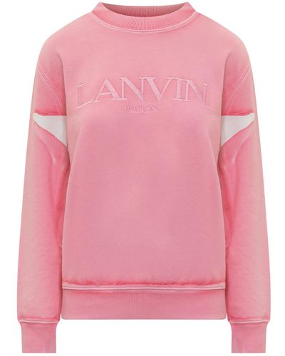 Lanvin Overprinted Sweatshirt - Pink