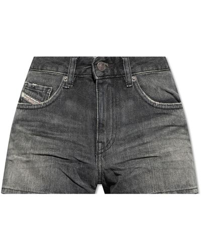 DIESEL De-Yuba Denim Shorts - Gray