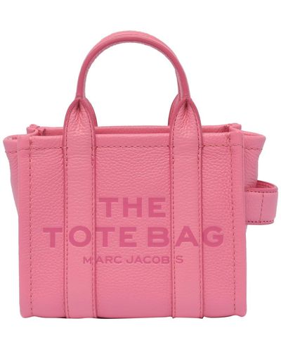 Marc Jacobs The Leather Small Tote Bag - Pink