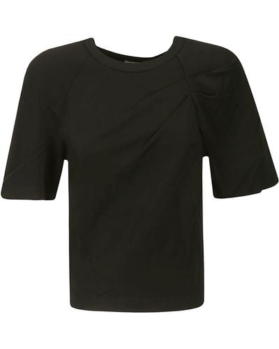 IRO 'umae' Draped T-shirt, - Black