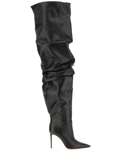 AMINA MUADDI Jahleel Thigh-high Boots - Black