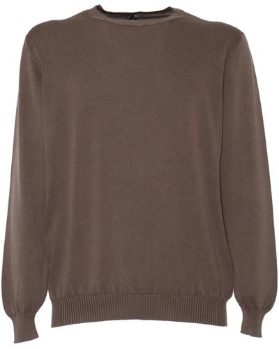 Fedeli Giza Light Frosted Sweater - Brown