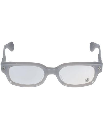 Chrome Hearts Logo Classic Rectangle Glasses - Black