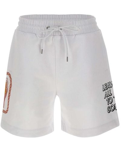 Iceberg Cotton Shorts - White