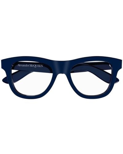 Alexander McQueen Am0421O 004 Glasses - Blue