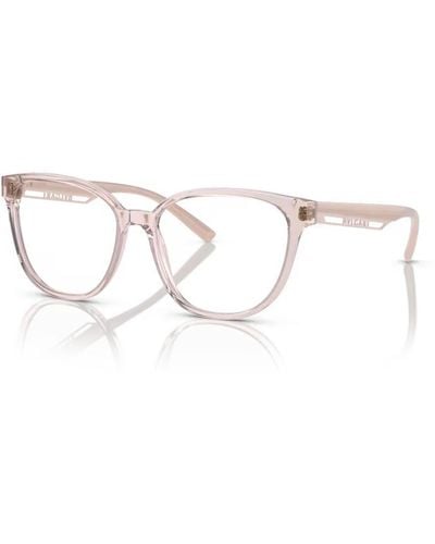 BVLGARI Square Frame Glasses - White