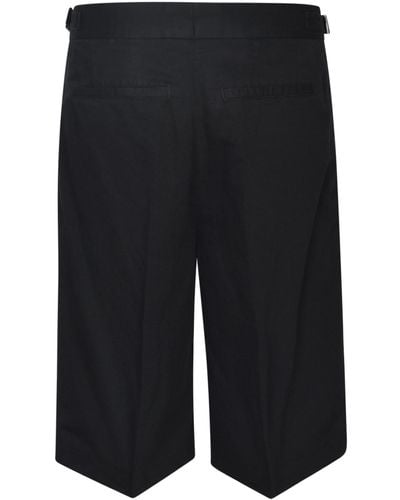 PT01 Plain Trouser Shorts - Black