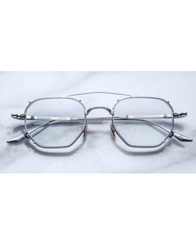 Jacques Marie Mage Marbot - Silver 2 Rx Glasses - Black