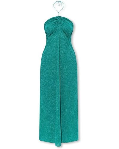 Oséree Dress With Lurex Threads - Green