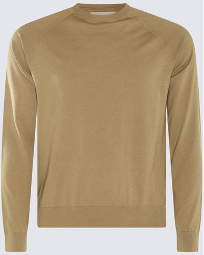 Piacenza Cashmere Cotton-Silk Blend Sweater - Green