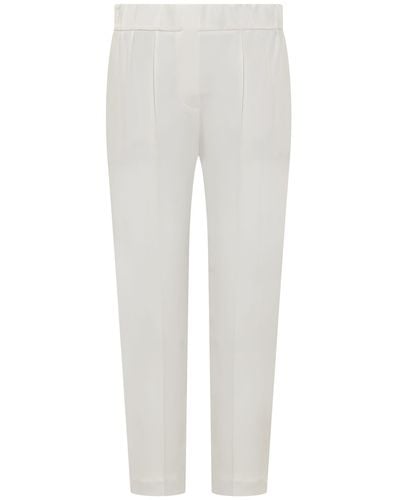 Brunello Cucinelli Tailored Pants - White