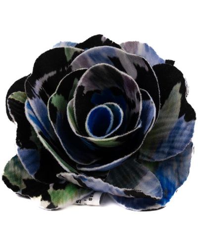 Philosophy Di Lorenzo Serafini Flower Brooch - Black
