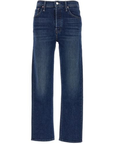 Mother Tomcat Ankle Jeans - Blue