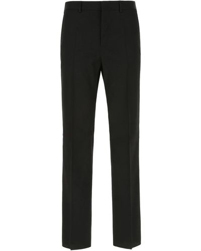 Valentino Slim Cut Tailored Pants - Black
