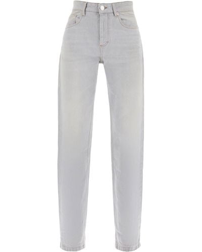 Ami Paris Straight Cut Jeans - Gray