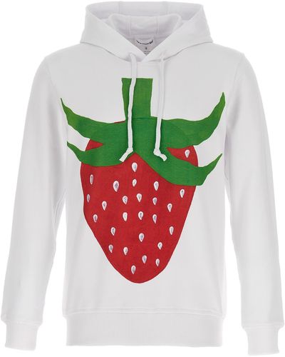 Comme des Garçons Strawberry Sweatshirt - White