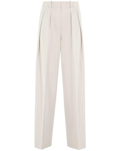 Theory Dbl Pleat - White