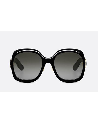 Dior Lady 9522 R2F Sunglasses - Black
