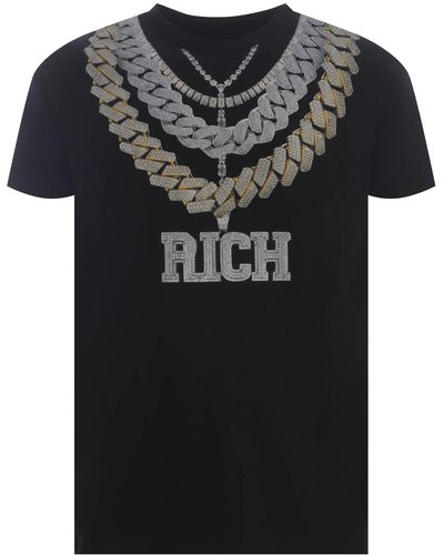 RICHMOND T-Shirt Made Of Cotton - Black