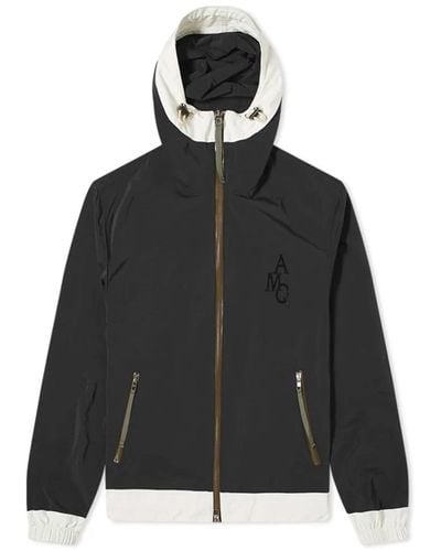 Alexander McQueen Windbreaker Hooded Jacket - Black