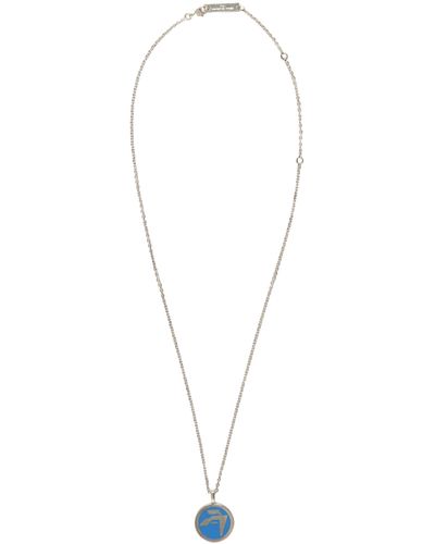 Ambush Chain Necklace With Decorative Pendant - White