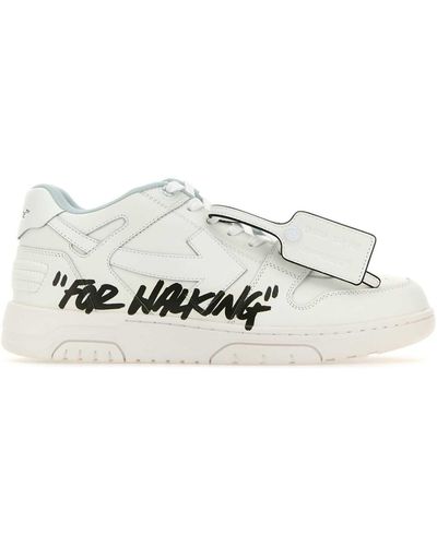 Off-White c/o Virgil Abloh Leather Out Of Office For Walking Trainers - White