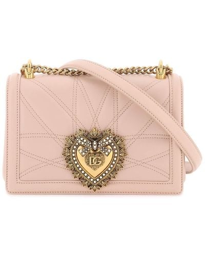Dolce & Gabbana Devotion Medium Bag - Pink