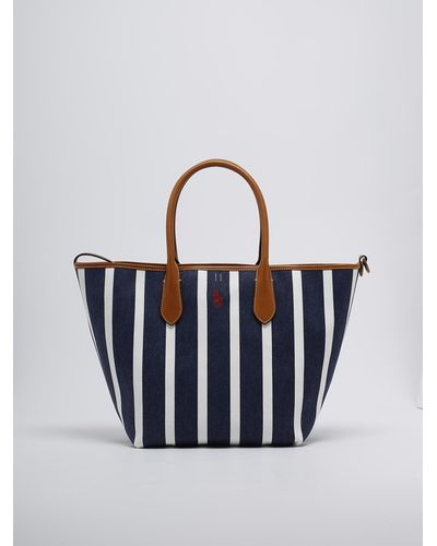 Polo Ralph Lauren Canvas Shopping Bag - Blue