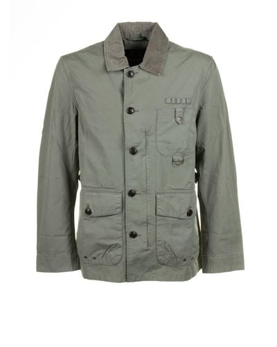 Barbour Pocket Detailed Military Shirt Jacket - Green