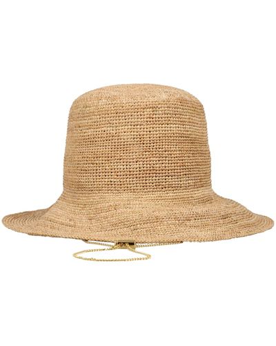 Sacai Raffia Summer Hat - Natural