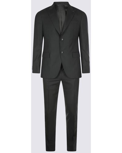 Lardini Wool Suits - Black