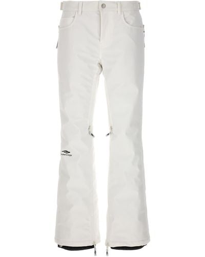 Balenciaga 5-pocket Ski 3b Sports Icon Trousers - White
