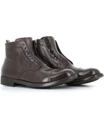 Officine Creative Lace-Up Boot Hive/005 - Brown