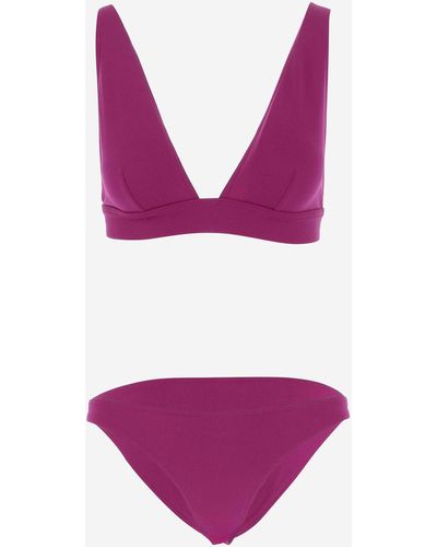 Eres Stretch Nylon Bikini - Purple