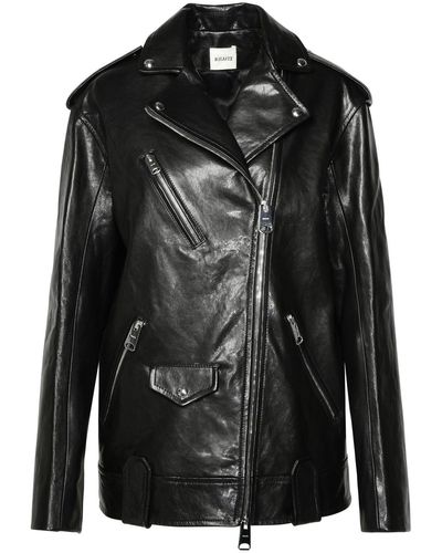 Khaite Leather Jacket - Black