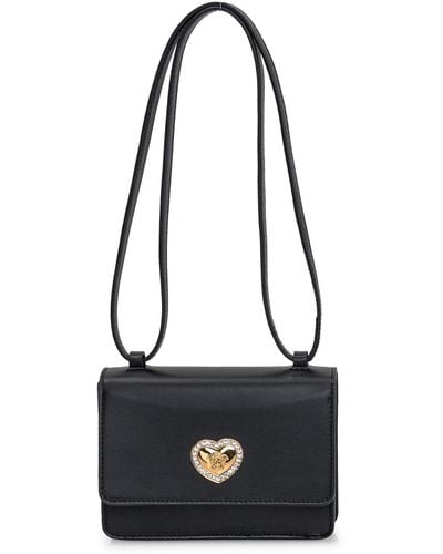 Versace Parfum Medusa Faux Leather Shopping Tote Shoulder Bag Black/Gold  Key New