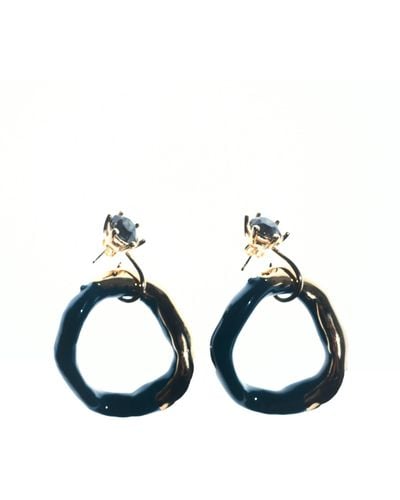Colville Calamari Earrings - Blue