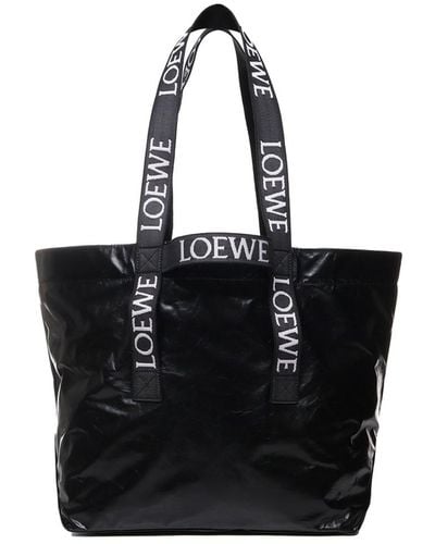 Loewe Shopper Bag The Fold - Black