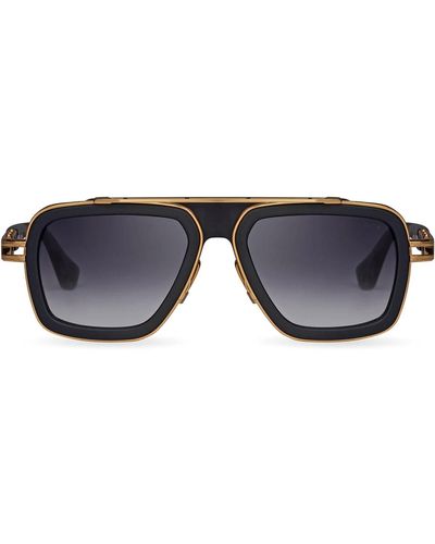 Dita Eyewear Lxn-evo / Matte Black - Yellow Gold Sunglasses