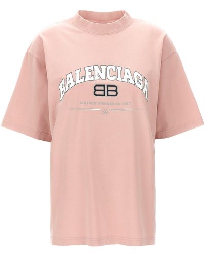 Balenciaga Light Destroy T-shirt - Pink