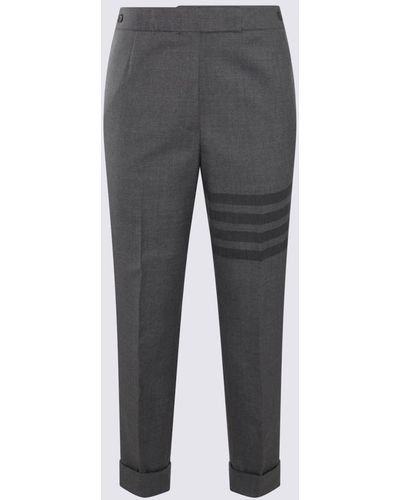 Thom Browne Med Trousers - Grey