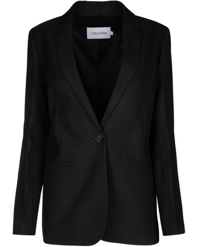 Calvin Klein Jackets And Vests - Black