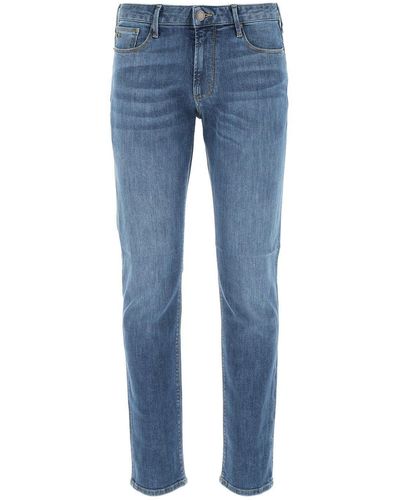 Giorgio Armani Stretch Denim Jeans - Blue