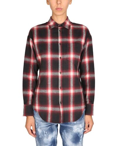 DSquared² "easy Dean" Shirt - Red